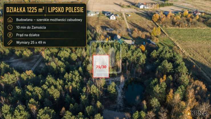Działki  na sprzedaż, Lipsko-Polesie, ul. , 
