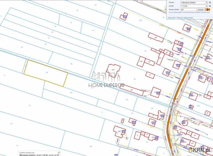 Działki  na sprzedaż, Warszawa, Bielany/Wólka Węglowa, ul. Estrady, 
