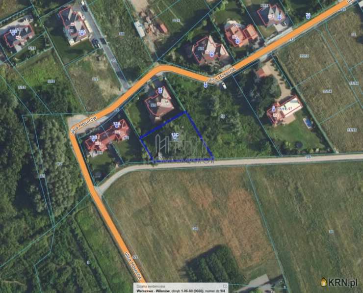 Warszawa, Wilanów/Kępa Zawadowska, ul. Hoserów, , Działki  na sprzedaż