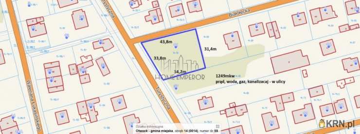 Otwock, ul. Białołęcka, Działki  na sprzedaż, 