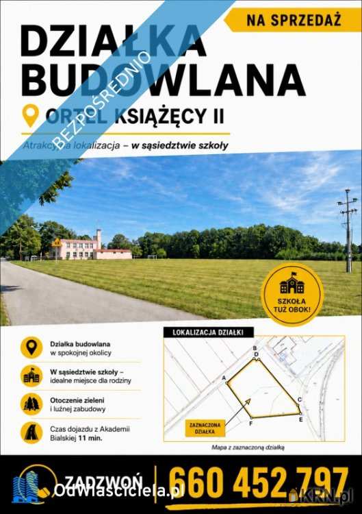 Działki  na sprzedaż, Ortel Książęcy Drugi, ul. , 