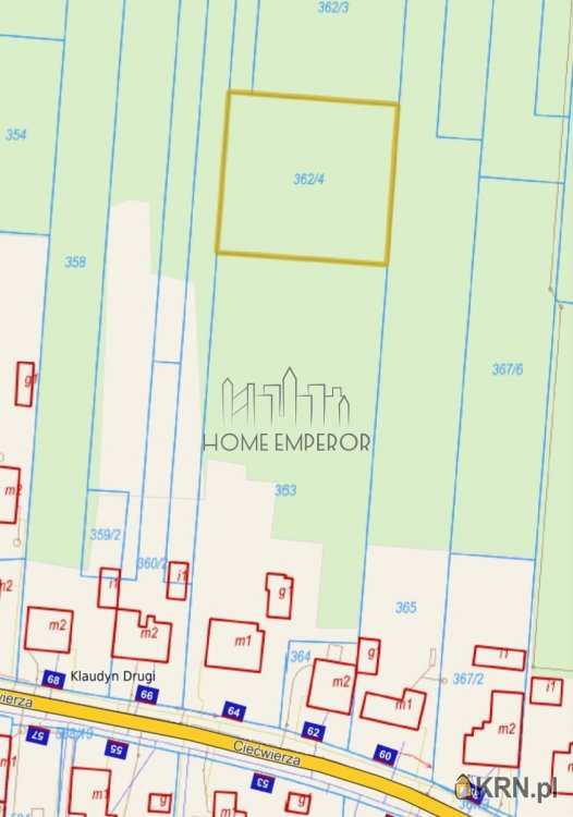 , Klaudyn, ul. plut. Ciećwierza, Działki  na sprzedaż