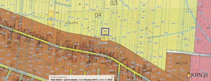 , Działki  na sprzedaż, Klaudyn, ul. plut. Ciećwierza