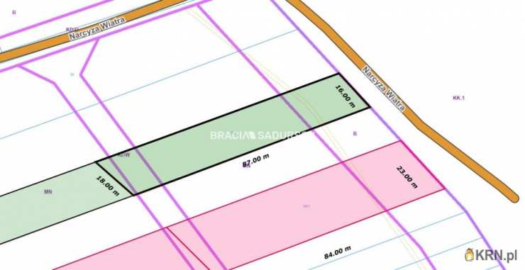 , Działki  na sprzedaż, Kraków, Nowa Huta, ul. 