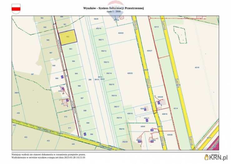 , Działki  na sprzedaż, Ślubów, ul. 