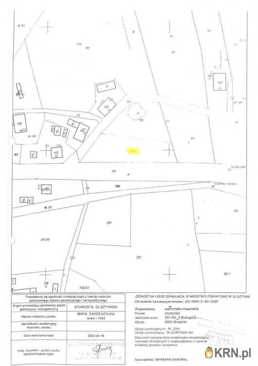 Działki  na sprzedaż, Bredynki, ul. , 