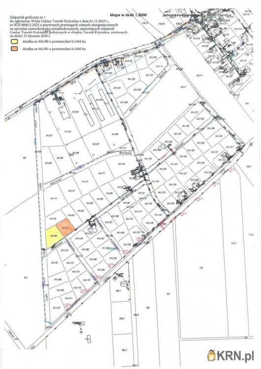 Działki  na sprzedaż, Turośń Kościelna, ul. , 