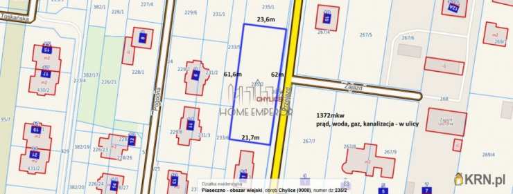 Działki  na sprzedaż, Chylice, ul. Przejazd, 