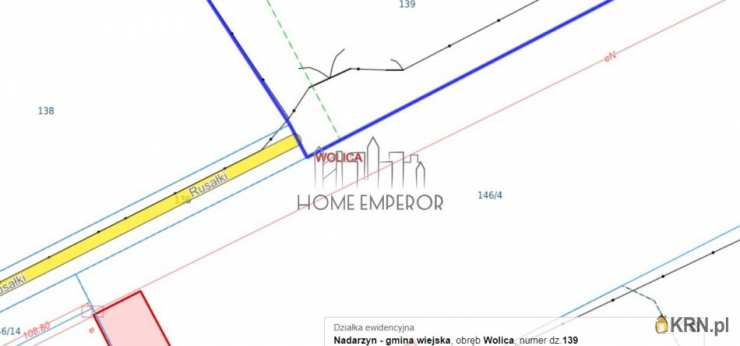 Wolica, ul. Rusałki, Działki  na sprzedaż, 