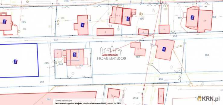 Jabłonowo, ul. Krakowska, Działki  na sprzedaż, 