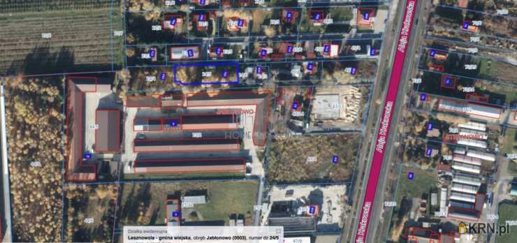 Jabłonowo, ul. Krakowska, , Działki  na sprzedaż
