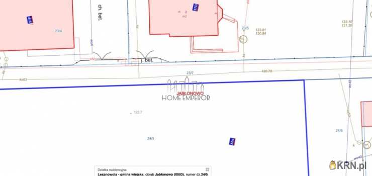 , Jabłonowo, ul. Krakowska, Działki  na sprzedaż