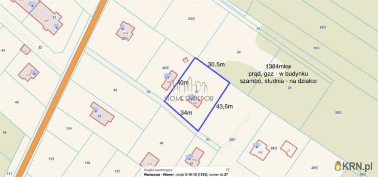 Działki  na sprzedaż, Warszawa, Wawer/Aleksandrów, ul. ks. S. Szulczyka, 