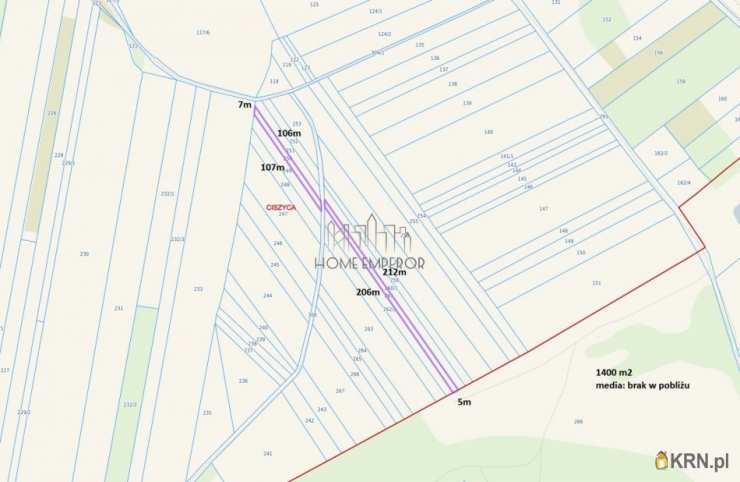 Działki  na sprzedaż, , Ciszyca, ul. 