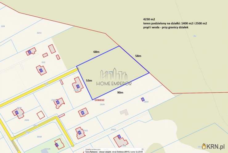 Działki  na sprzedaż, , Dobiesz, ul. Mazowiecka