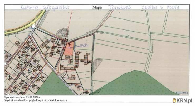 Działki  na sprzedaż, Kuźnica Głogowska, ul. , 