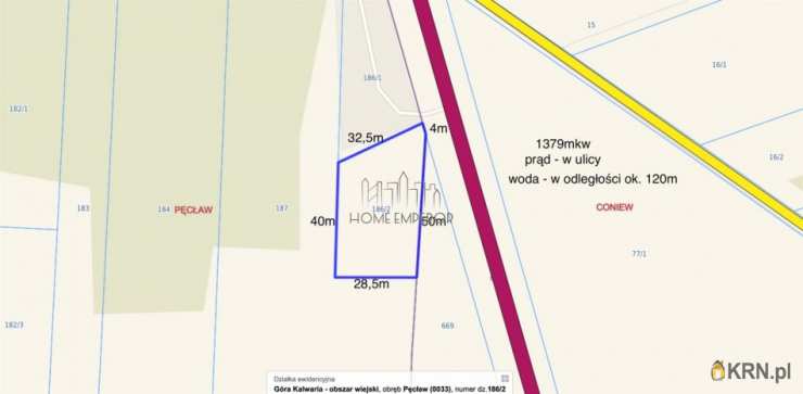 Działki  na sprzedaż, Pęcław, ul. , 
