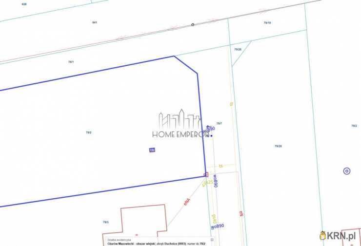 Duchnice, ul. Rozłogi, Działki  na sprzedaż, 