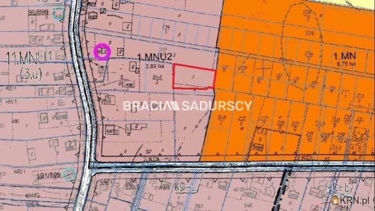 BRACIA SADURSCY NIERUCHOMOŚCI ODDZIAŁ BS5 NOWA HUTA, Działki  na sprzedaż, Wielka Wieś, ul. Bliźniaków