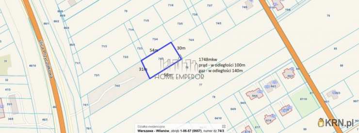 Home Emperor Sp. z o.o., Działki  na sprzedaż, Warszawa, Wilanów/Powsin, ul. Dobrodzieja