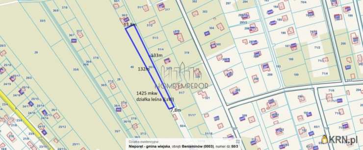 Beniaminów, ul. Letniskowa, Działki  na sprzedaż, 