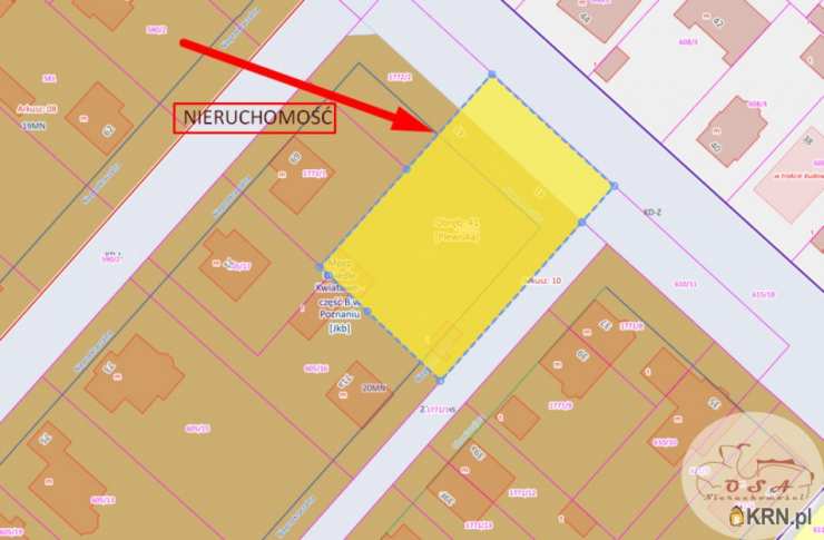 OSA Nieruchomości Sławomira Burdzy, Działki  na sprzedaż, Poznań, ul. 