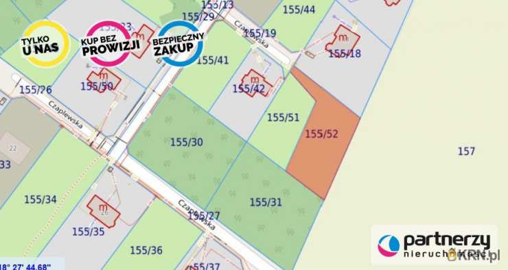 Działki  na sprzedaż, , Gdańsk, Kokoszki, ul. Czaplewska