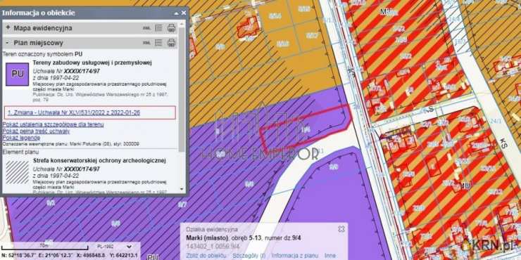 Marki, ul. J. Skrzetuskiego, Działki  na sprzedaż, 