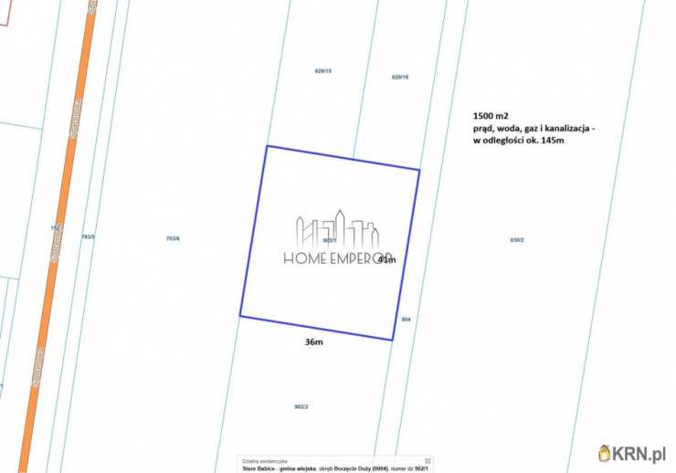 Działki  na sprzedaż, , Borzęcin Duży, ul. Spacerowa