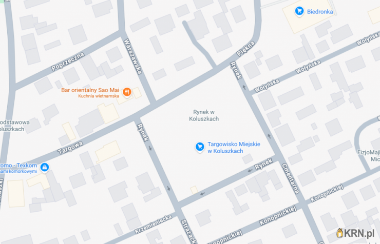 Działki  do wynajęcia, Koluszki, ul. Rynek, 