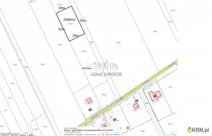 Działki  na sprzedaż, , Krakowiany, ul. 