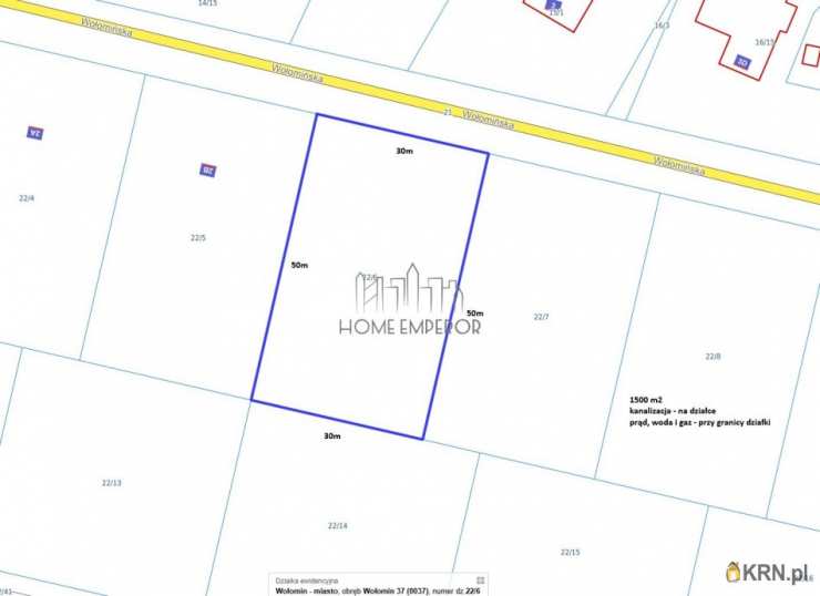 Działki  na sprzedaż, , Wołomin, ul. Wołomińska