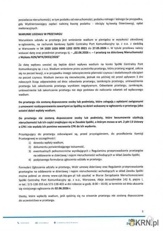 , Zabłotnia, ul. , Działki  do wynajęcia