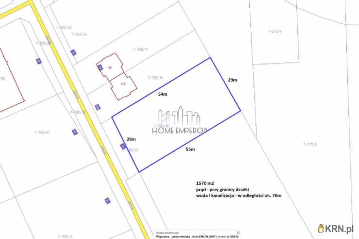 Działki  na sprzedaż, Emów, ul. Jasna, 