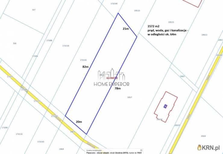 Działki  na sprzedaż, , Głosków, ul. Gawrona