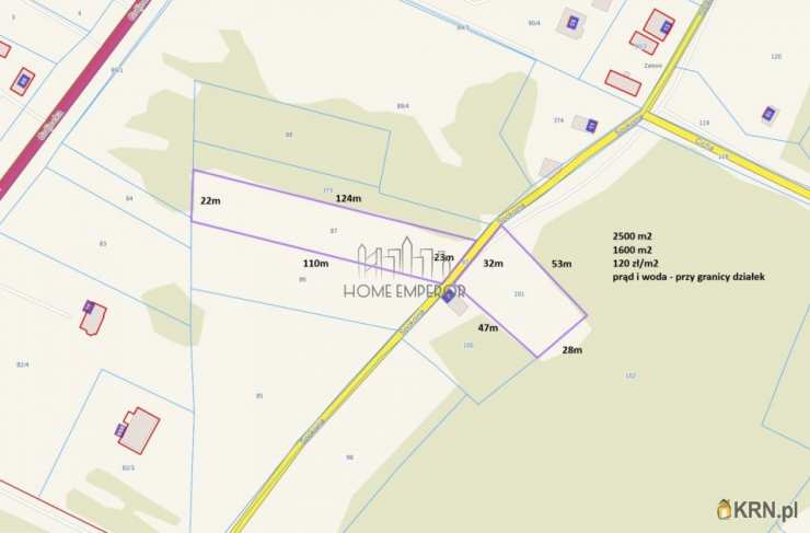 Działki  na sprzedaż, Czaplinek, ul. Spokojna, 