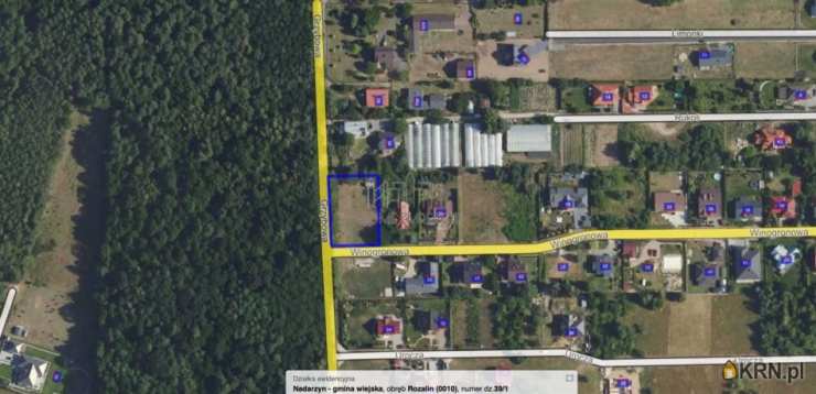 Rozalin, ul. Grzybowa, Działki  na sprzedaż, 