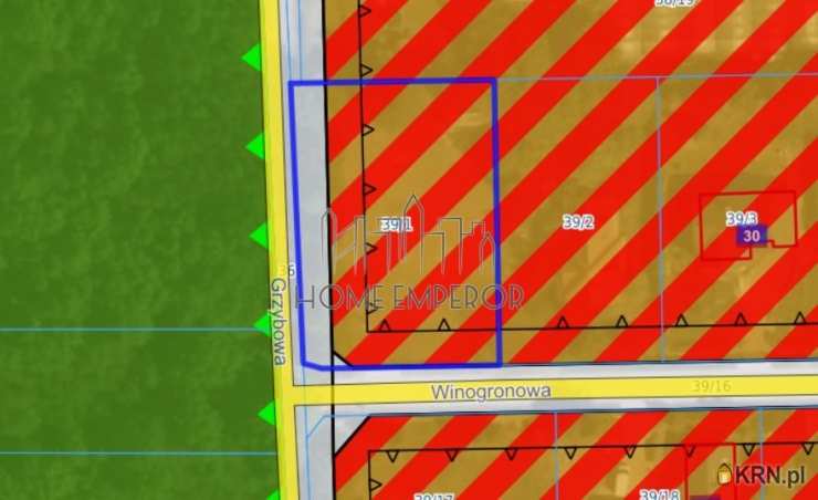 Rozalin, ul. Winogronowa, , Działki  na sprzedaż