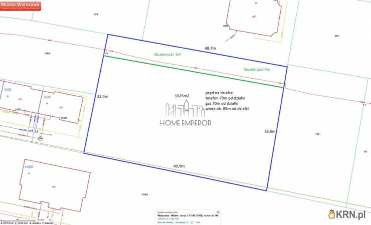 Warszawa, Wawer, ul. Południowa, Działki  na sprzedaż, 