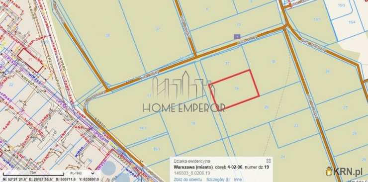 Warszawa, Białołęka/Choszczówka, ul. Chlebowa, , Działki  na sprzedaż