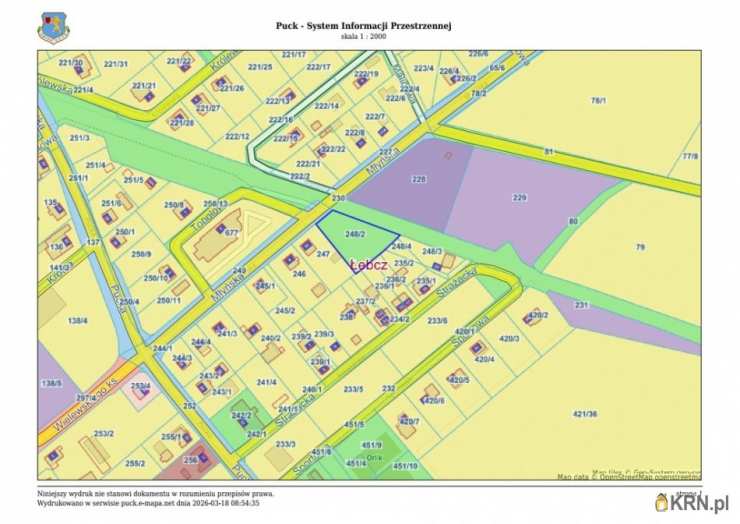 Działki  na sprzedaż, Łebcz, ul. , 