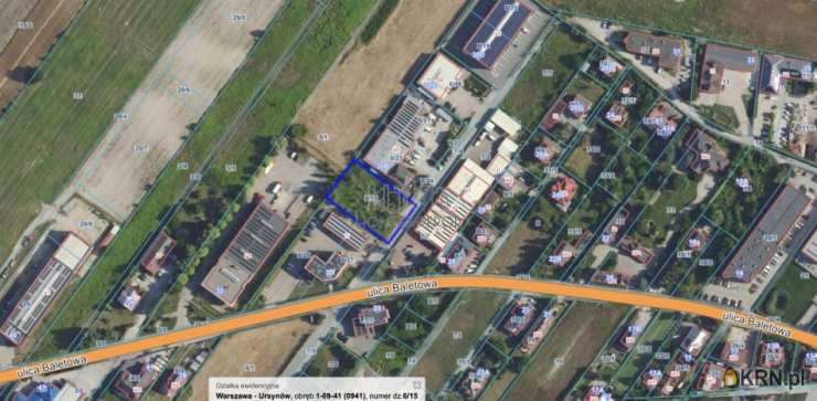 Warszawa, Ursynów/Jeziorki, ul. Baletowa, Działki  na sprzedaż, 