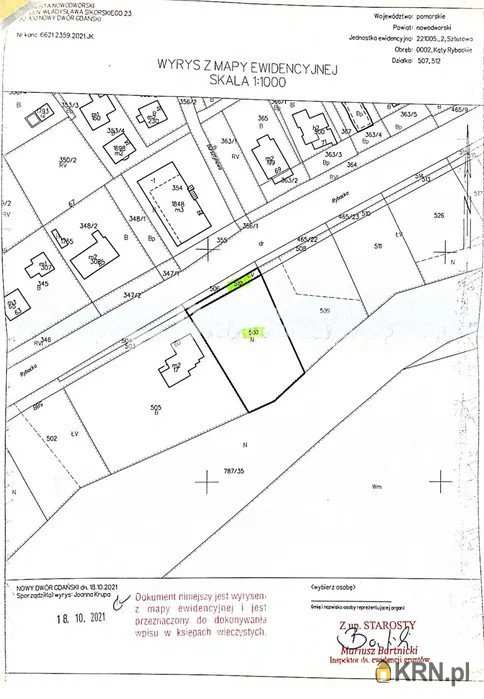 Działki  na sprzedaż, , Kąty Rybackie, ul. 