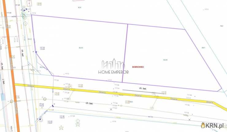 Bobrowiec, ul. Główna, Działki  na sprzedaż, 