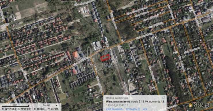 Działki  na sprzedaż, , Warszawa, Wawer, ul. Zwoleńska