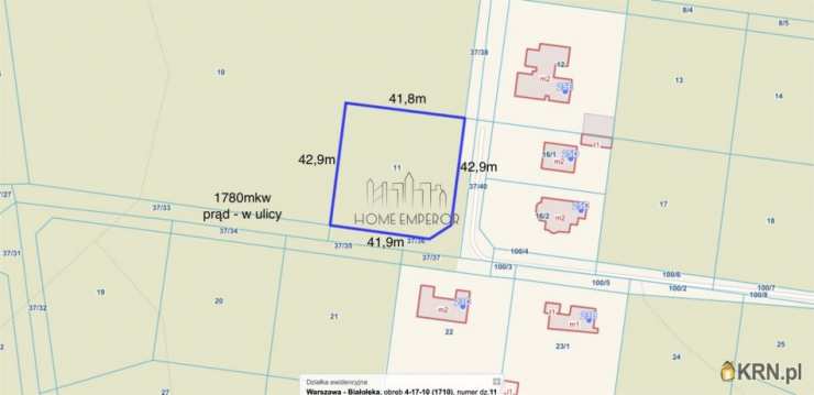 Warszawa, Białołęka/Białołęka Dworska, ul. Insurekcji, , Działki  na sprzedaż