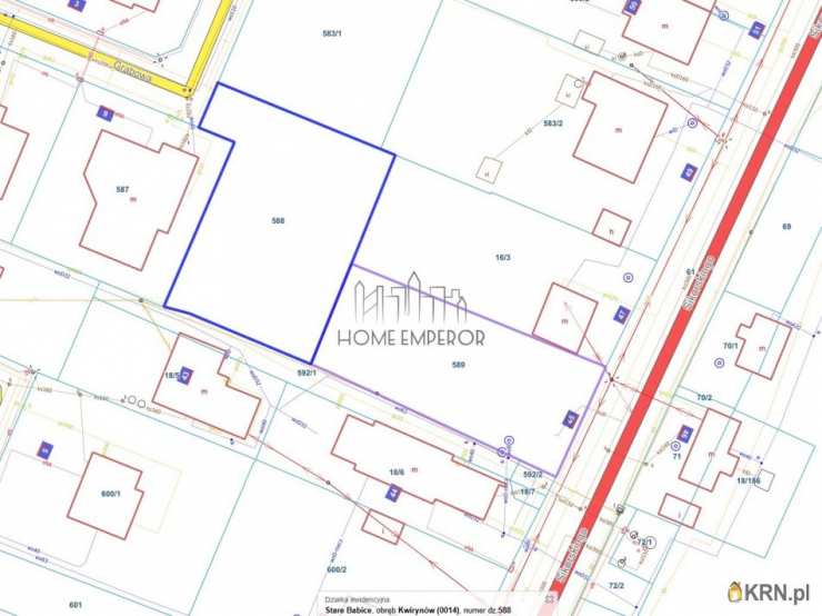 Kwirynów, ul. Sikorskiego, Działki  na sprzedaż, 