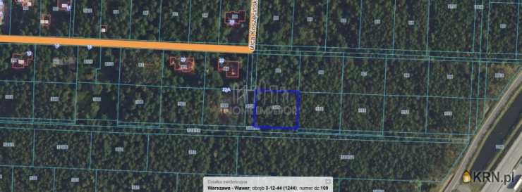 Warszawa, Wawer/Radość, ul. Koszęcińska, Działki  na sprzedaż, 
