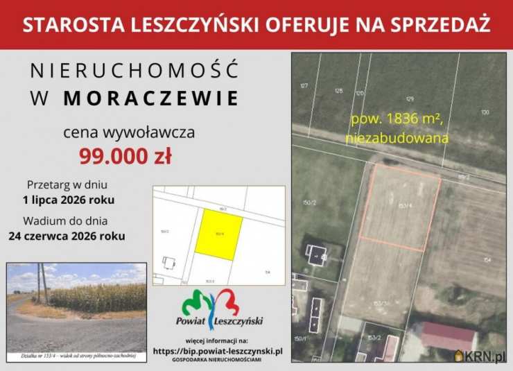 Działki  na sprzedaż, Moraczewo, ul. , 