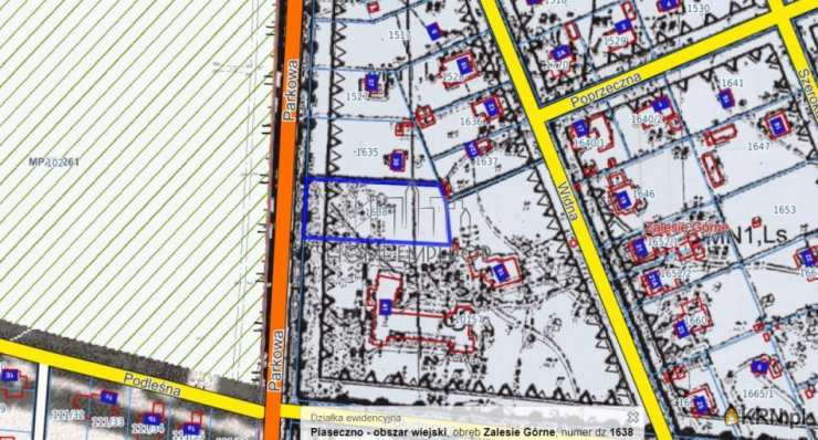 Zalesie Górne, Wrzosy, ul. Parkowa, Działki  na sprzedaż, 